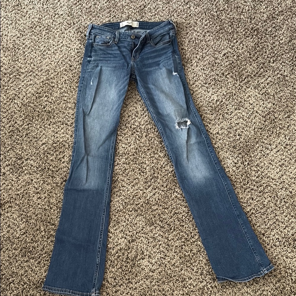 Hollister Blue Boot Cut Jeans Classic Style